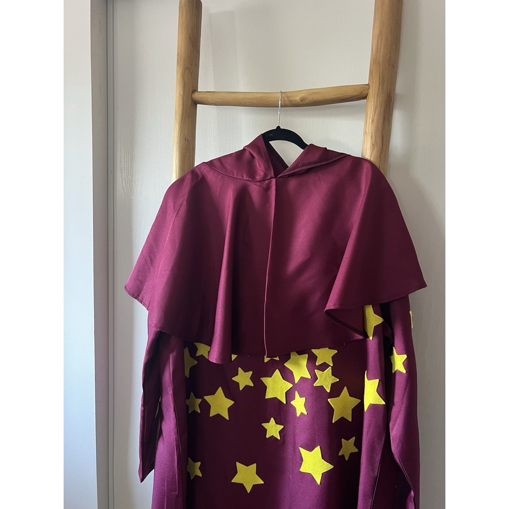 Star Wizard Hooded Robe Costume for couples HANDMADE, Polyester, Size S and L - Picture 6 of 10